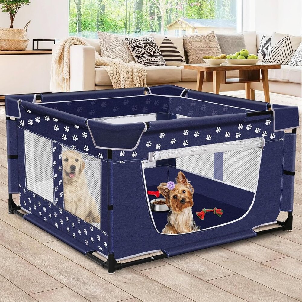 43.3x43.3 Inches Puppy, Dog Playpen